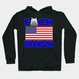 F-CK BRANDON FREEDOM CONVOY - TRUCKERS FOR FREEDOM - USA FREEDOM CONVOY 2022 TRUCKERS BLUE LETTERS Hoodie